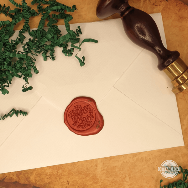 Wax Seal - with love envelope