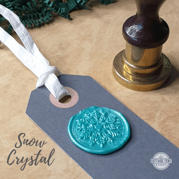Wax Seal - snow crystal mint