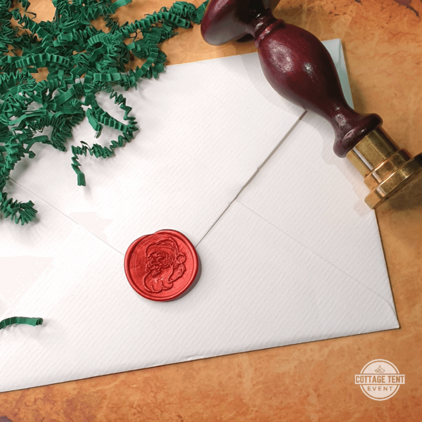 Wax Seal - santa claus envelope