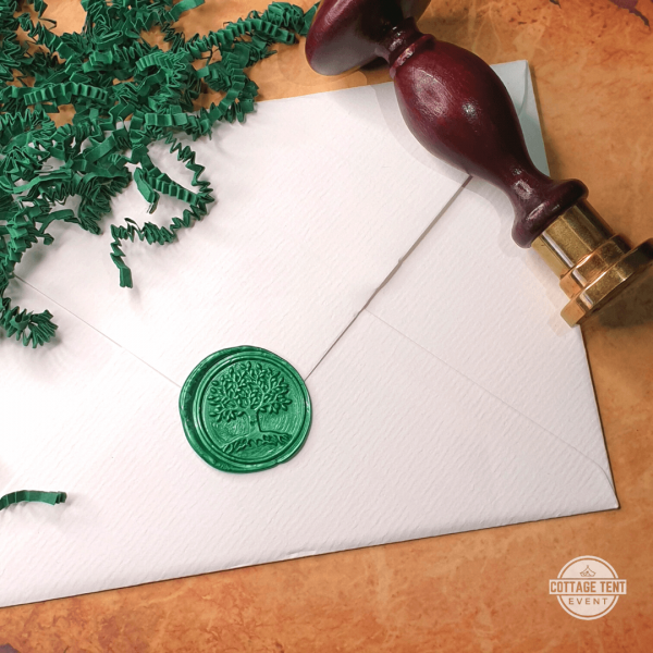 Wax Seal - tree envelope
